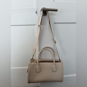 Madison West Beige Satchel